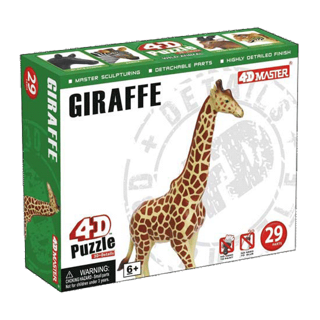 キリン ４ｄパズルgiraffe 雑貨動物園ｚｏｏｐｓ