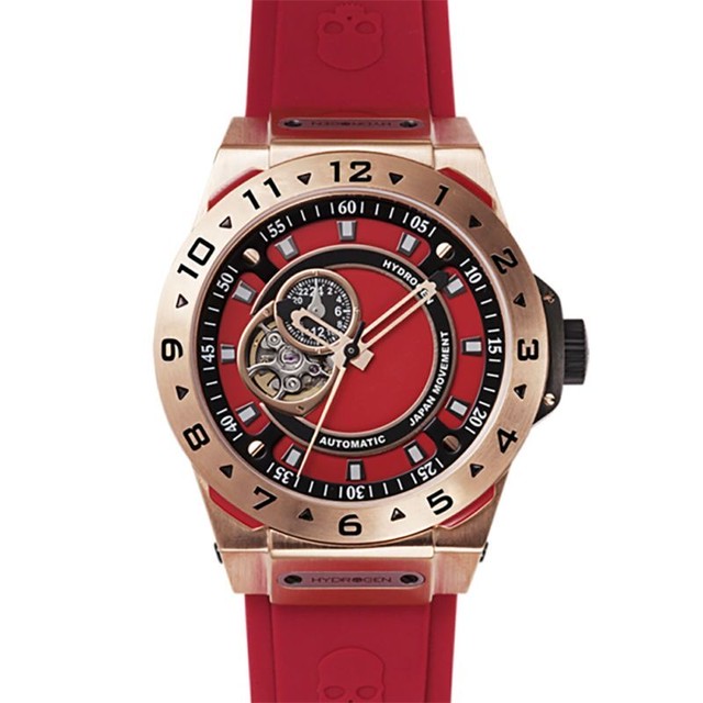 【HYDROGEN WATCH ハイドロゲンウォッチ】HW424405/VENTO ヴェント(レッド)/国内正規品 腕時計