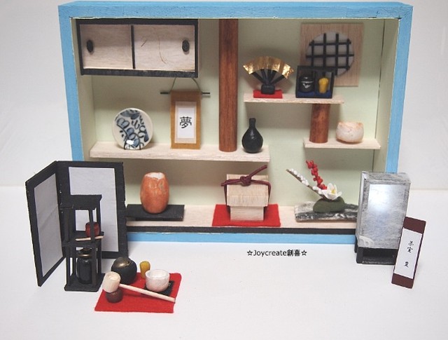 Y様ご予約品 ドールハウス ミニチュア 日本 和室 床の間2 Dollhouse ドール撮影小物 Joycreate創喜