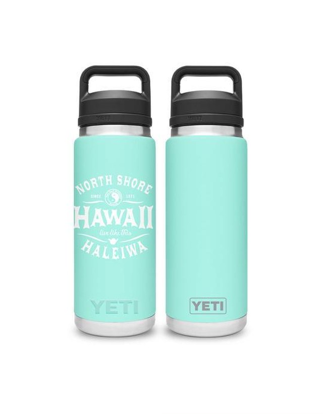 Yeti イエティ T C Surf コラボ モデル ハワイ 限定 クーラー ランブラー タンブラー マイボトル キャンプ ビーチ アウトドア バーベキュー 釣り 21 Yeti Rambler T C Surf 50 Year 36 Oz 50th Collage Rambler Yeti Bottle With