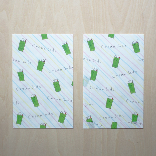 おっそわけ袋 イキモノじゃない シリーズ ５柄各１枚入り ステキな親バカproject