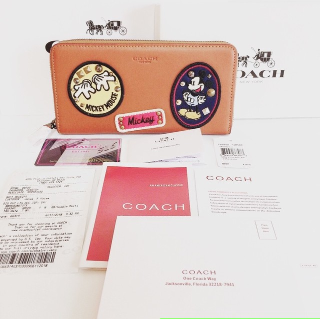 Coach 長財布 ディズニーコラボ M2link