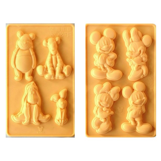 ディズニー ミッキーマウス くまのプーさん シリコン型 Fusigizakka