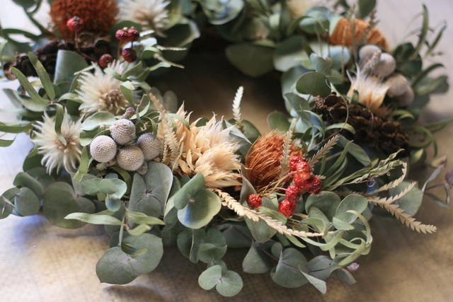 フィリカとドライアンドラのリース Greenwreath