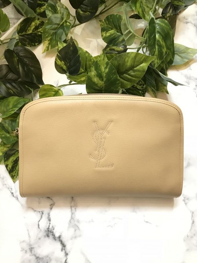 Yves Saint Laurent Ysl クラッチバッグ イヴ サンローラン レザー 本革 メンズ レディース J Marmie Vintage Select