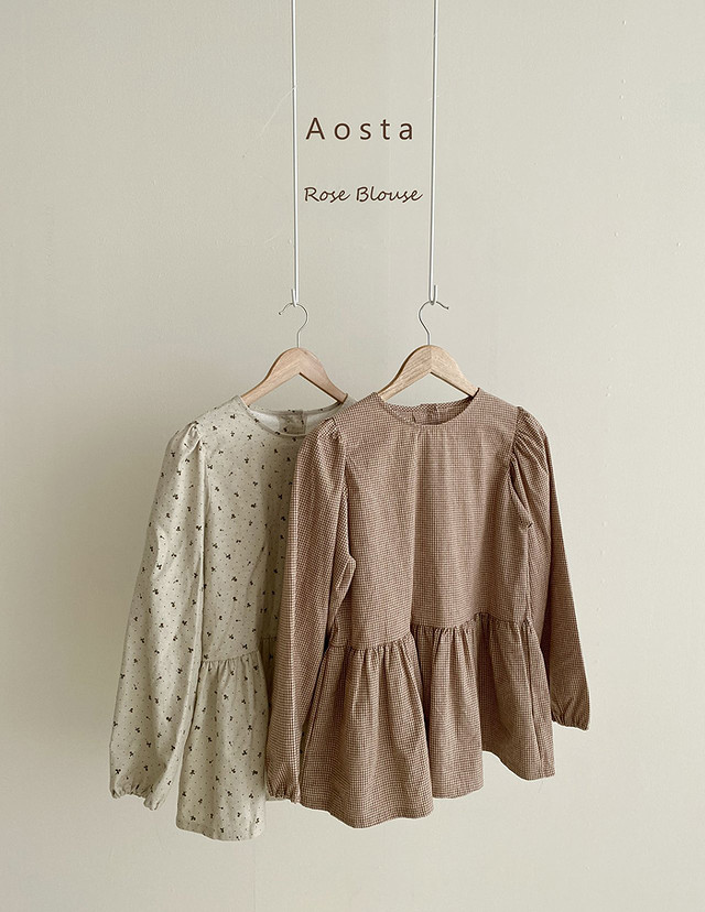 即納 ママサイズ Rose Blouse With Mom 韓国子供服 ブラウス リンクコーデ Aosta こどもふく Select Shop Yourcloset 韓国子供服 海外子供服