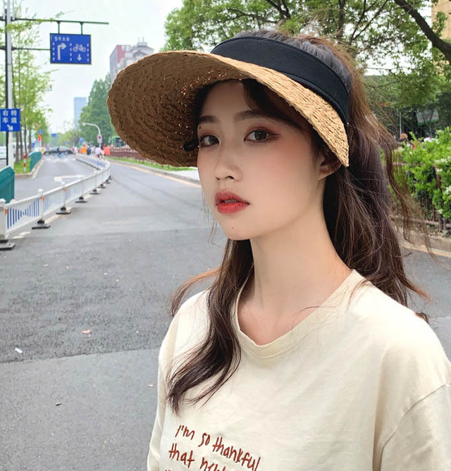 サイズ調節可能 麦わら帽子 レディース Uvカット Uvケア Uvハット 折り畳み可能 紫外線カット 髪型が崩れない 小顔に見える 全3色 人気商品 Girlshares