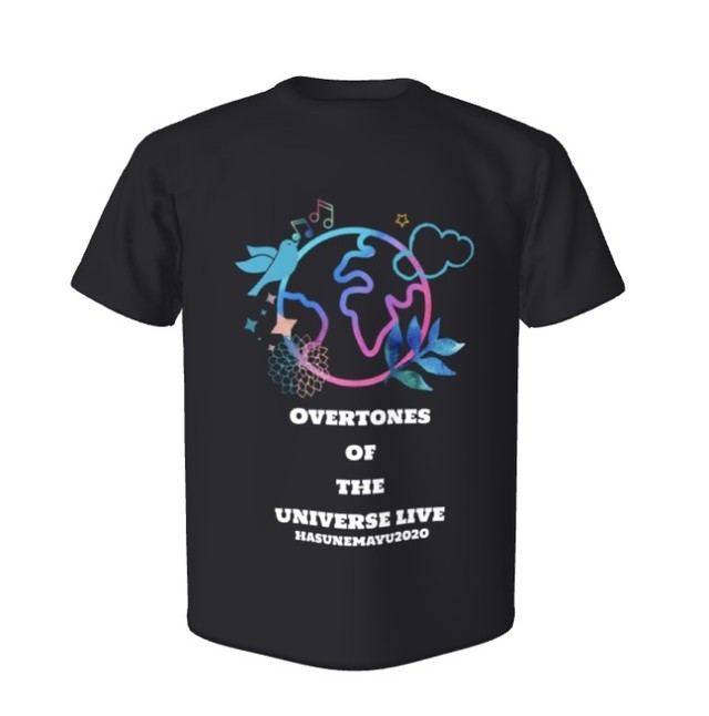 限定tシャツ Earthグラデーション ブラック Overtones Of The Universe Live アーティスト蓮音まゆのネットショップ