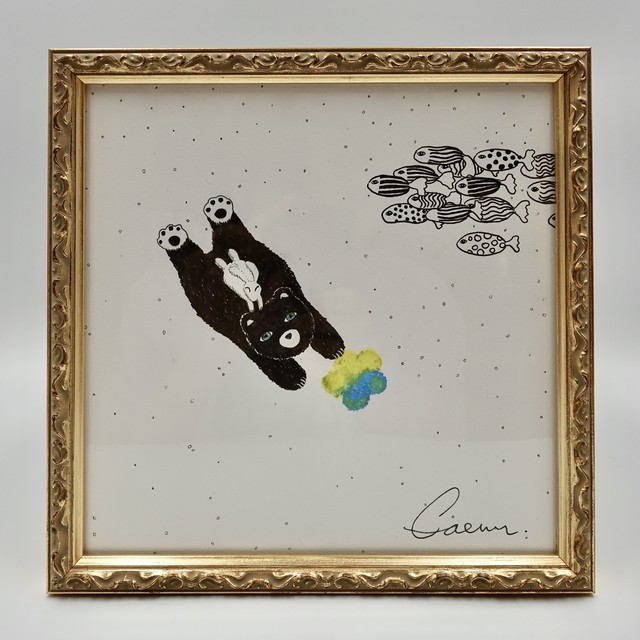 キムガウン 作品「 You are my Gift(Into the sea) 」
