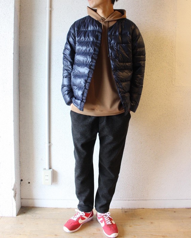 Nanga ナンガ Inner Down Cardigan インナー ダウンカーディガン ネイビー Terrace