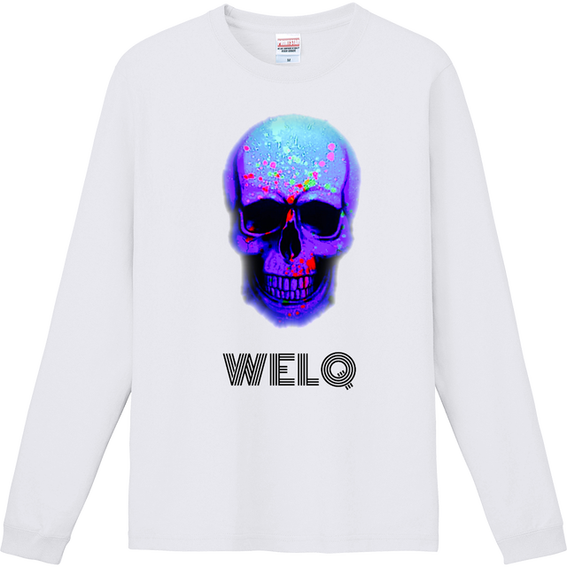 Welq 新作 ドクロ 長袖 ロンティー Welq