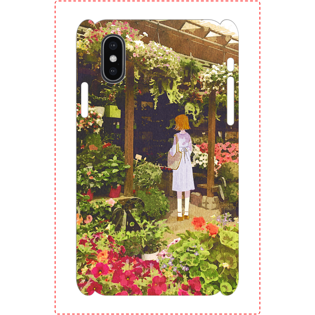 Iphoneケース スマホケース Arrows おしゃれ 花柄 Xperia5 Iphone5 6 6s 7 8 イラストレーター 絵師 タイトル お花屋さん 作 もなか Iphoneケース Tシャツ メンズ スマホケース レディース Etc 雑貨屋アリうさ