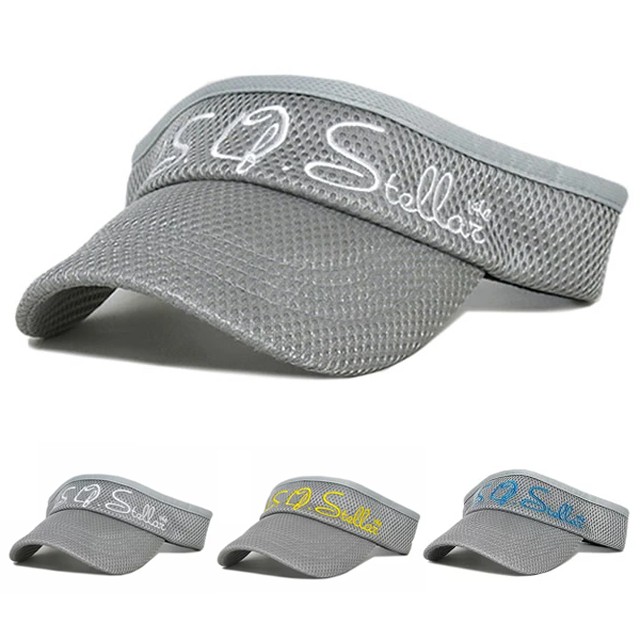 サンバイザー シャドウオブステラ サンバイザー メンズ レディース ゴルフ グレーメッシュ 軽量 手洗い可能 Euroz Golf Official Online Shop ユーローズ ゴルフ