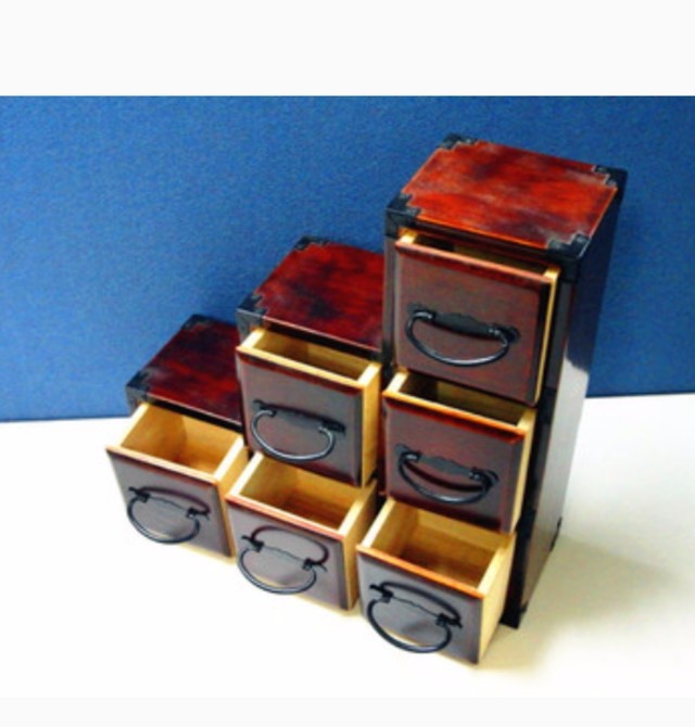 階段 ミニ 和箪笥 タンス 小物入れ Kitten Mitten キトンミトン