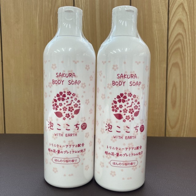 泡ここち ボディソープ 400ｍｌ 2本 石油系界面活性剤フリー 合成着色料フリー 鉱物油フリー 防腐剤フリー Erumu