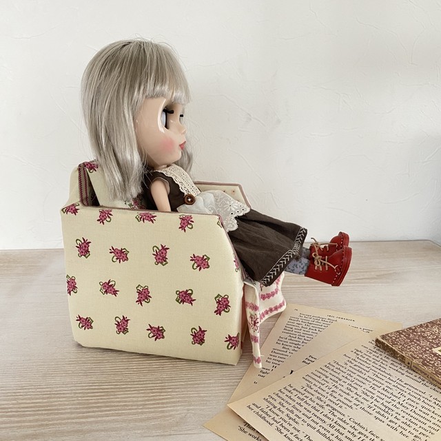 ブライス ドールハウス家具 ソファー 花柄 Nafeel ナフィール