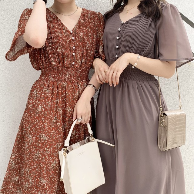 フレアスリーブお上品ワンピース Every Very Niceclaup