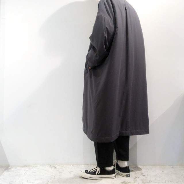 No Control Air ノーコントロールエアー Polyester Wrinkle Taffeta Padding Zip Up Coat Store A