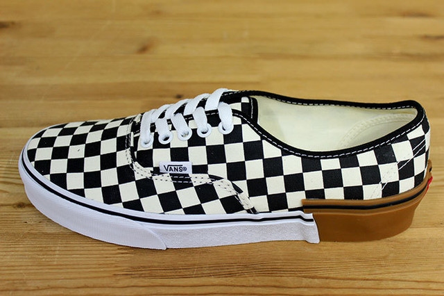 Vans Authentic Gum Block Checkerboard バンズ オーセンティック チェッカー ガムソール Fc 1975 Rug Piece