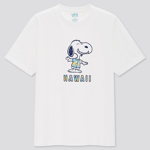 メンズ Uniqlo Hawaii Snoopyコラボtシャツ Big Mahalo Honolulu