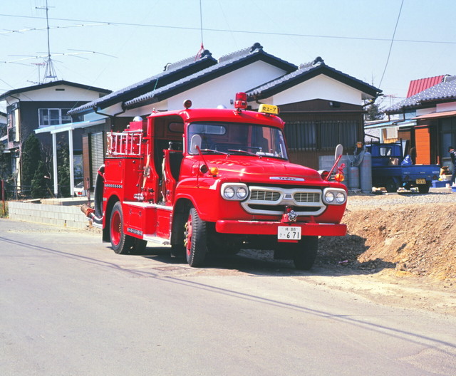 日本の特殊車両 消防車 Japanese Fire Engine In Showa Period Yumemirutanuki