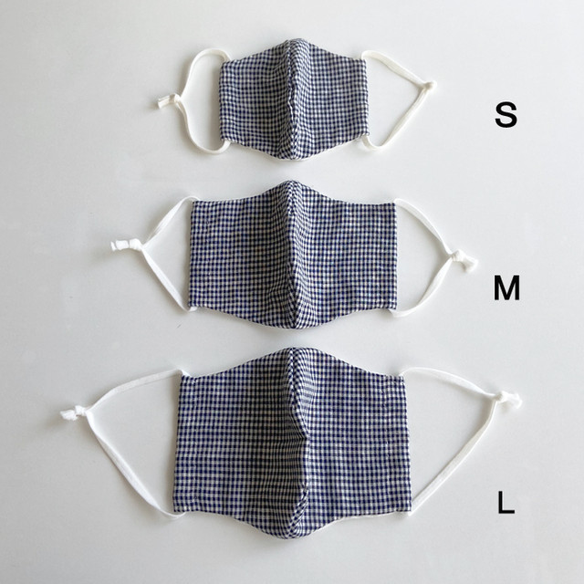 ブルーの車の可愛いマスク洗える手作りガーゼマスク くるま柄 1枚 子供用 お顔の小さい大人用 Sサイズ 布マスク 立体型 幸せデリバリー リングピローなどの結婚式アイテム 手芸用品の通販