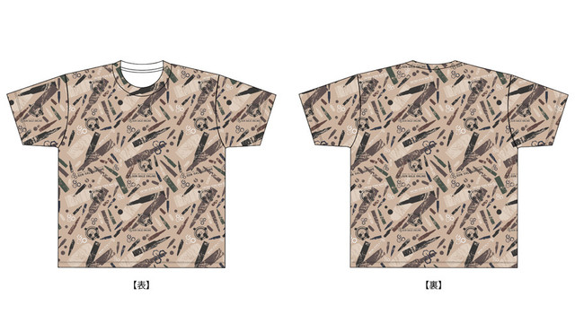 SAO オルタナティブ ガンゲイル・オンライン GGO 銃弾迷彩 フルグラフィックTシャツ / グルーヴガレージ