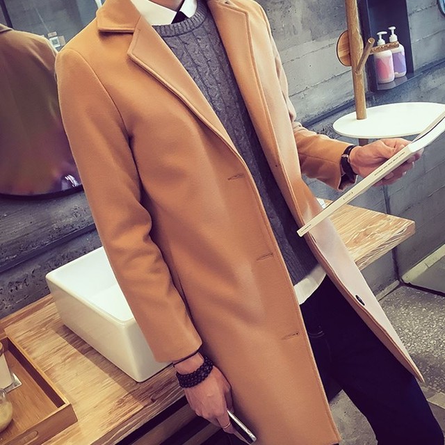 チェスター コート メンズ レンチ テーラード ジャケット ロング丈 5色展開 ぐるぐる