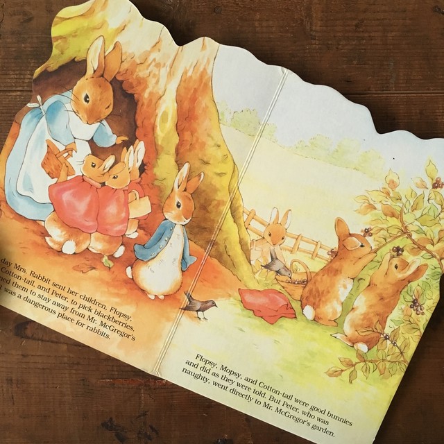 ヴィンテージ 洋書 絵本 The Tale Of Peter Rabbit ピーターラビット 英語 E Vintage ヴィンテージ 洋書 雑貨のお店