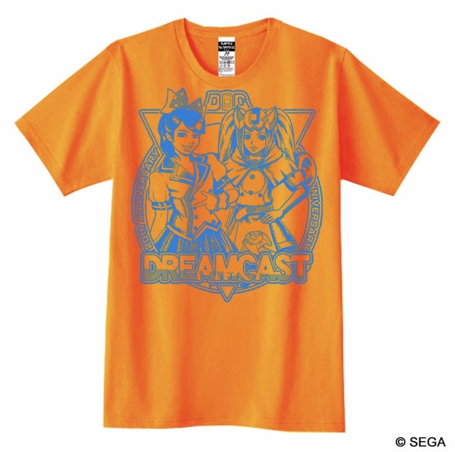 ドリームキャスト Real x Virtual Tシャツ -オレンジ- / GAMES GLORIOUS