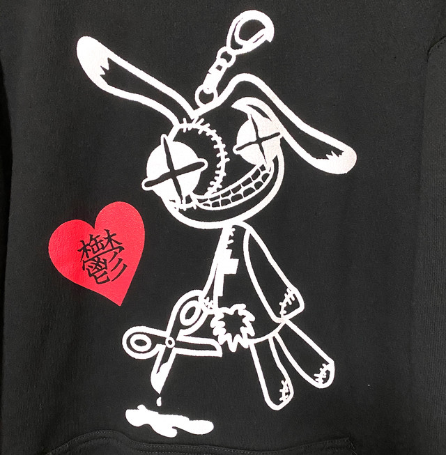 黒パーカー 黒 サブカル メンヘラ 病み 闇 やみかわ やみかわいい Pashapash728