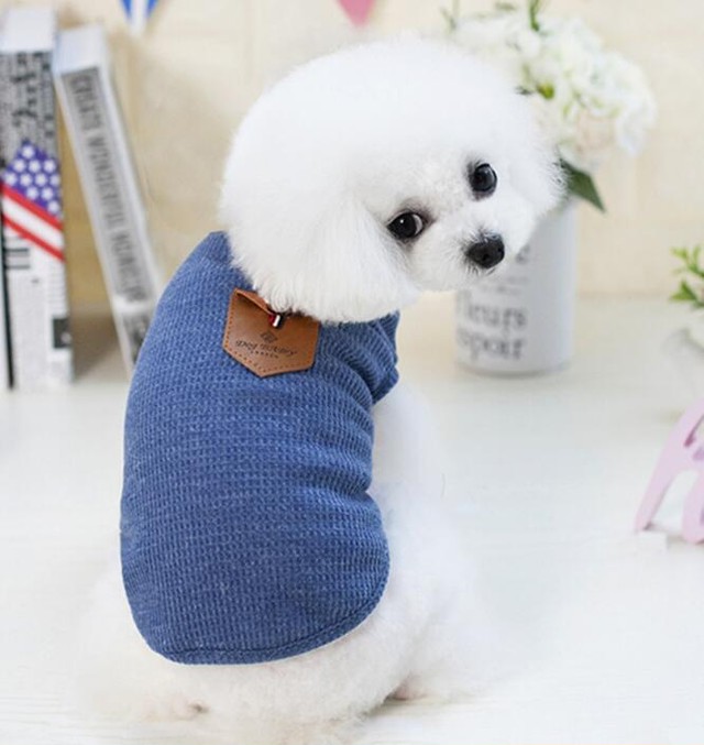 ワッフル素材 可愛い犬服 ペット服 2色 S Xl Mocodog