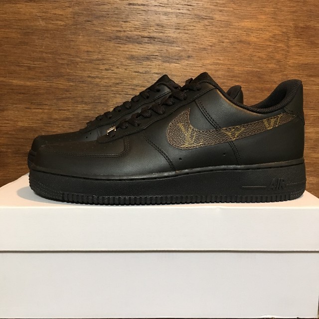 Nike Air Force 1 07 Low Black Louis Vuitton 27 5cm Othreecustom