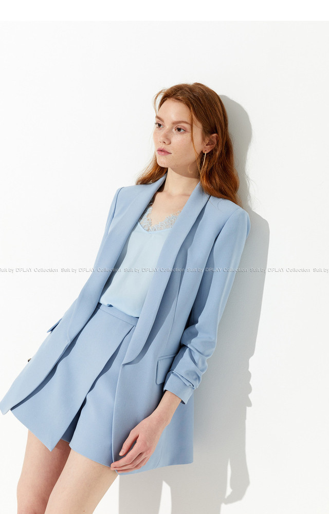 パステルカラー 春カラー ボタンレス メンズライク テーラードジャケット ジャケット アウター きっちり 大人 こなれ感 きれいめ オフィス 春 春コーデ ジャケット専門 ノンノン スクリー Nonnon Skry For Ladies Jackets Only