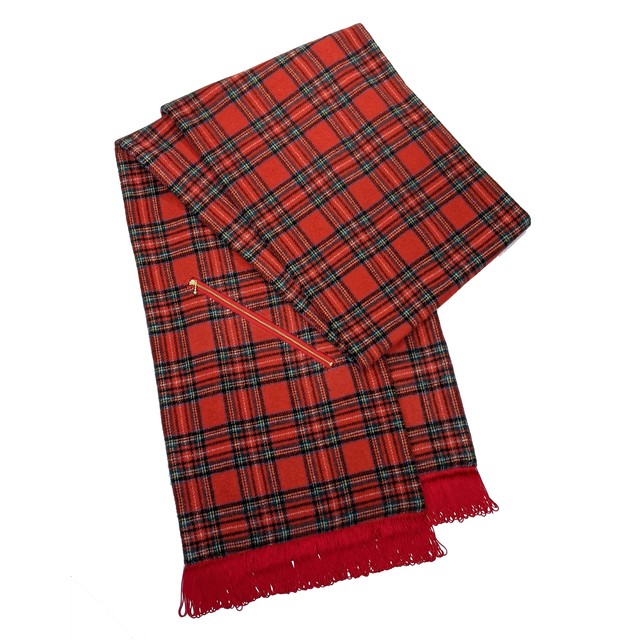 タータンチェックストール Red Shito Hisayo Online Shop
