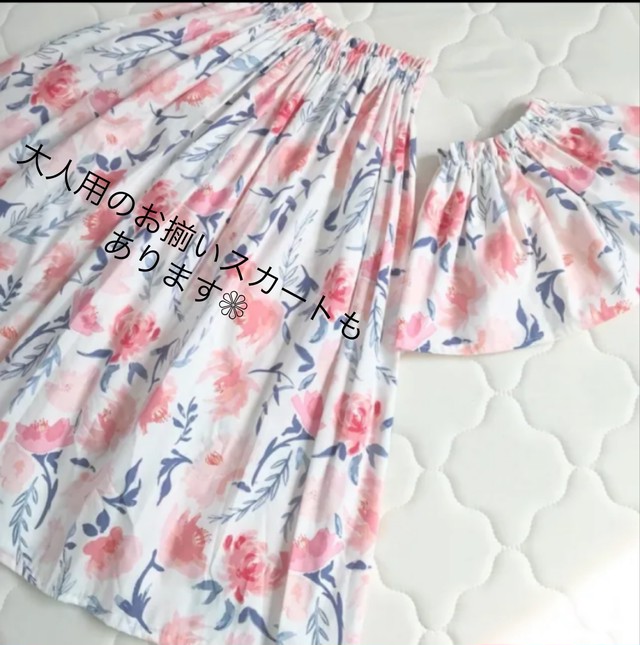 新作 親子お揃い ワンピース キッズワンピース Usaコットン Hana Kashisu