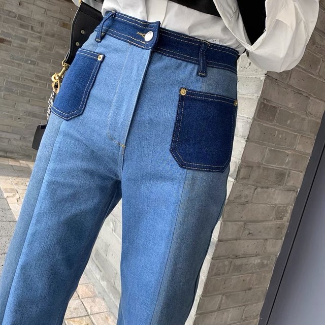 color pocket pants