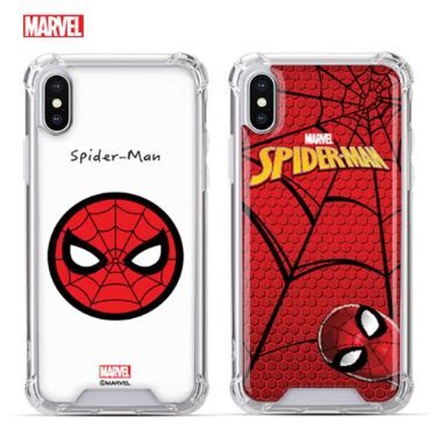 Marvel マーベル Iphoneケース クリアケース ロゴ ギャラクシー スパイダーマン 粘着 ハンズフリー 貼りつく くっつく Sti 33 Hanholic Jp Iphoneケース スマホアクセサリー 輸入雑貨