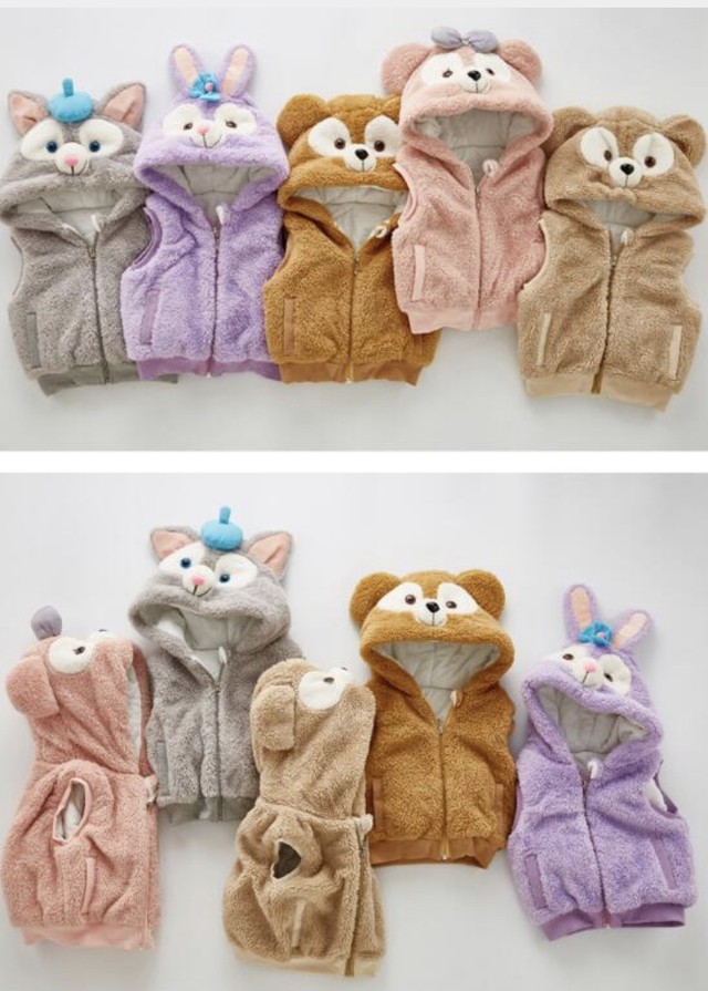 もこもこベスト かわいい 動物 Aloalo