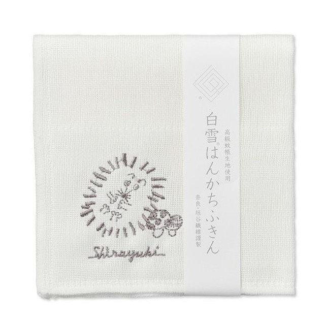白雪はんかちふきん / ハリネズミ【ラッピング無料】