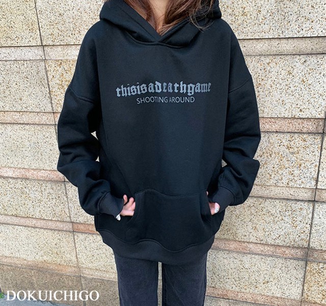 パーカー 毒いちご 韓国ファッション