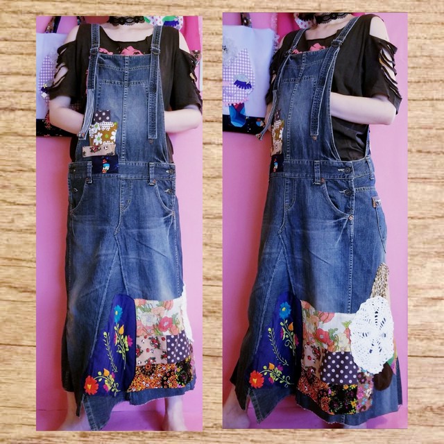 ヒッピーさんのリメイクサロペット 古着とオリジナルハンドメイドのお店 Oh 猛烈はれんちるーむ