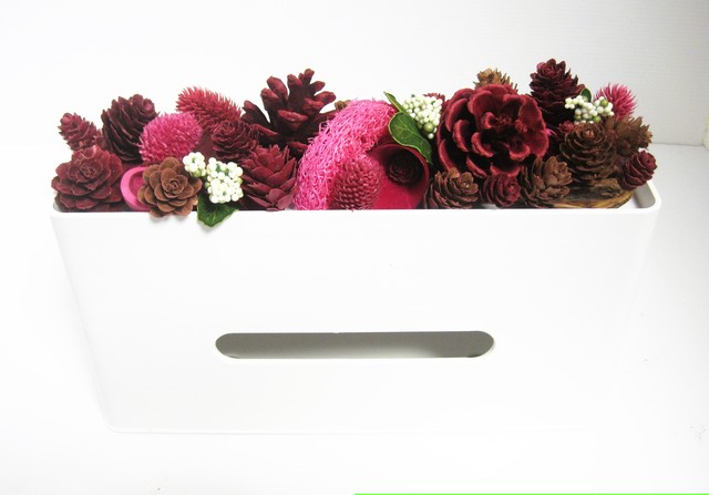 花いずものポプリ 受注商品 ラズベリーの香り ティシュケース ホワイト The Rest Of Our Heart 花 はいつもの はないずも 暖暖