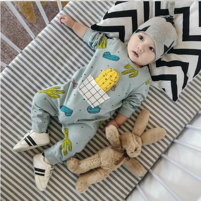 ベビー 新生児服 子供服 ベビー服 オールインワン ツーウェイオール ラペル 外出服 春秋 2443 Supermama