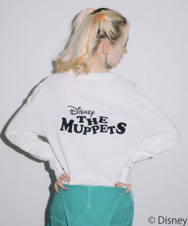 X Girl X Girl Disney The Muppets Printed Sleeve L S Tee ディズニーコラボ ザ マペッツ Xgirl Xg エックスガール Inception