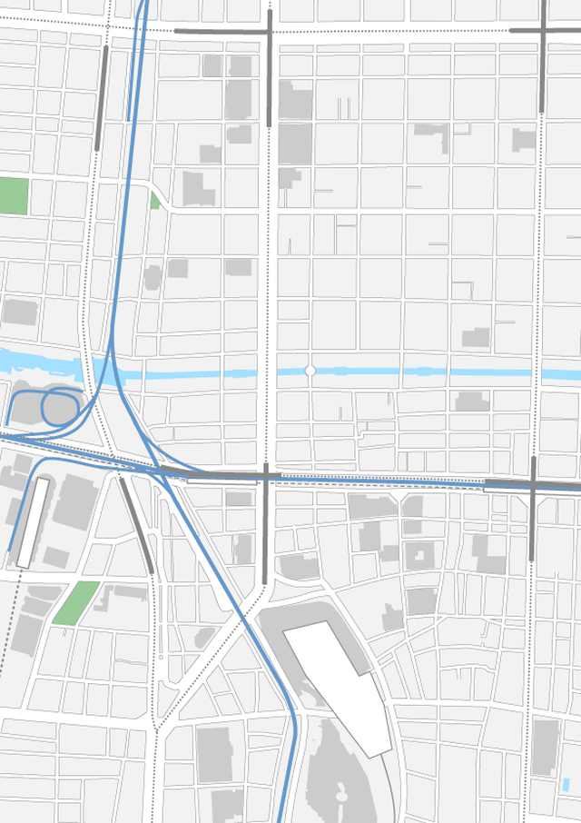 大阪 なんば 心斎橋 Pdfデータ マップ作成素材 地図素材をダウンロードにて販売するお店 今八商店