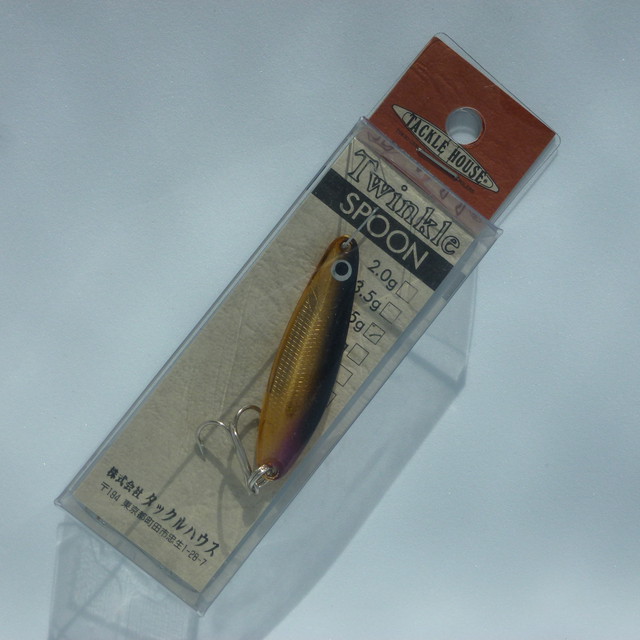 6 5g 48mm タックルハウス Tackle House ツインクル スプーン ゴールド ブラック Tackle House Twinkle Spoon トラウト バス ルアー 釣具屋 加藤商店 ハンドメイド トラウト ルアー サーモン バス スプーン ミノー レア コレクション 釣り シーバス