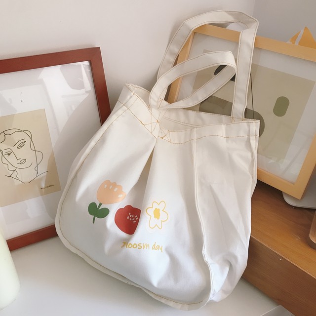 韓国風ゆるイラストエコバッグ【Korean illustration eco bag】