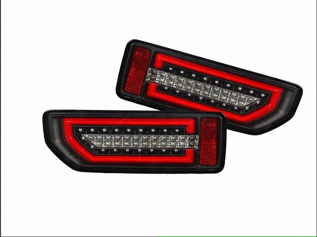 サンダーテール フルled 流れるウィンカー ジムニー Jb64w Jb74w ブラックリム ジムニー専門店 リバースギア