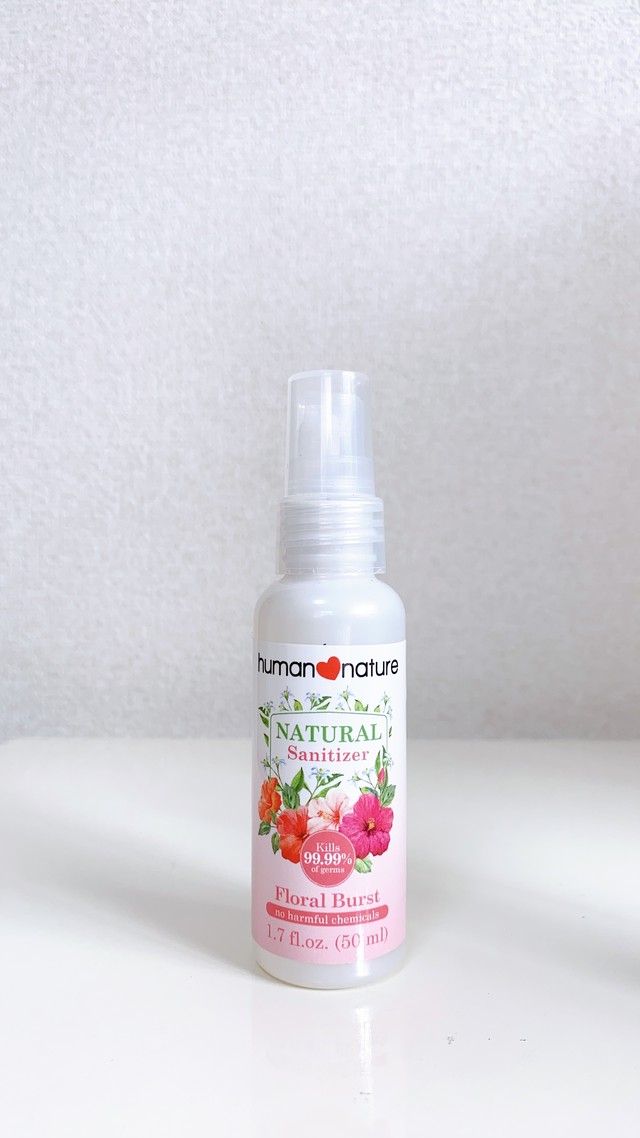 アルコールスプレーNatural Sanitizer フローラルバースト